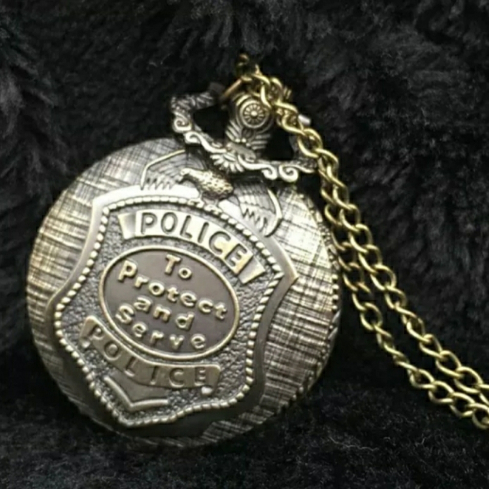 Police Officer Pocket Watch